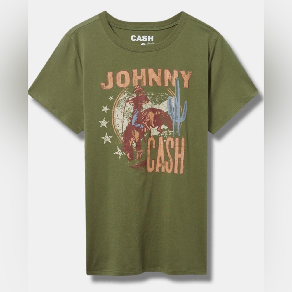 Torrid Johnny Cash Classic Fit Cotton Crew Tee Size 2X (18/20)